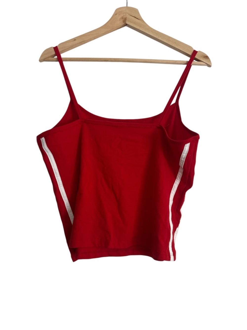“American Football” Women’s Game Day Red Scoopneck Graphic Camisole NWT - Picture 3 of 5